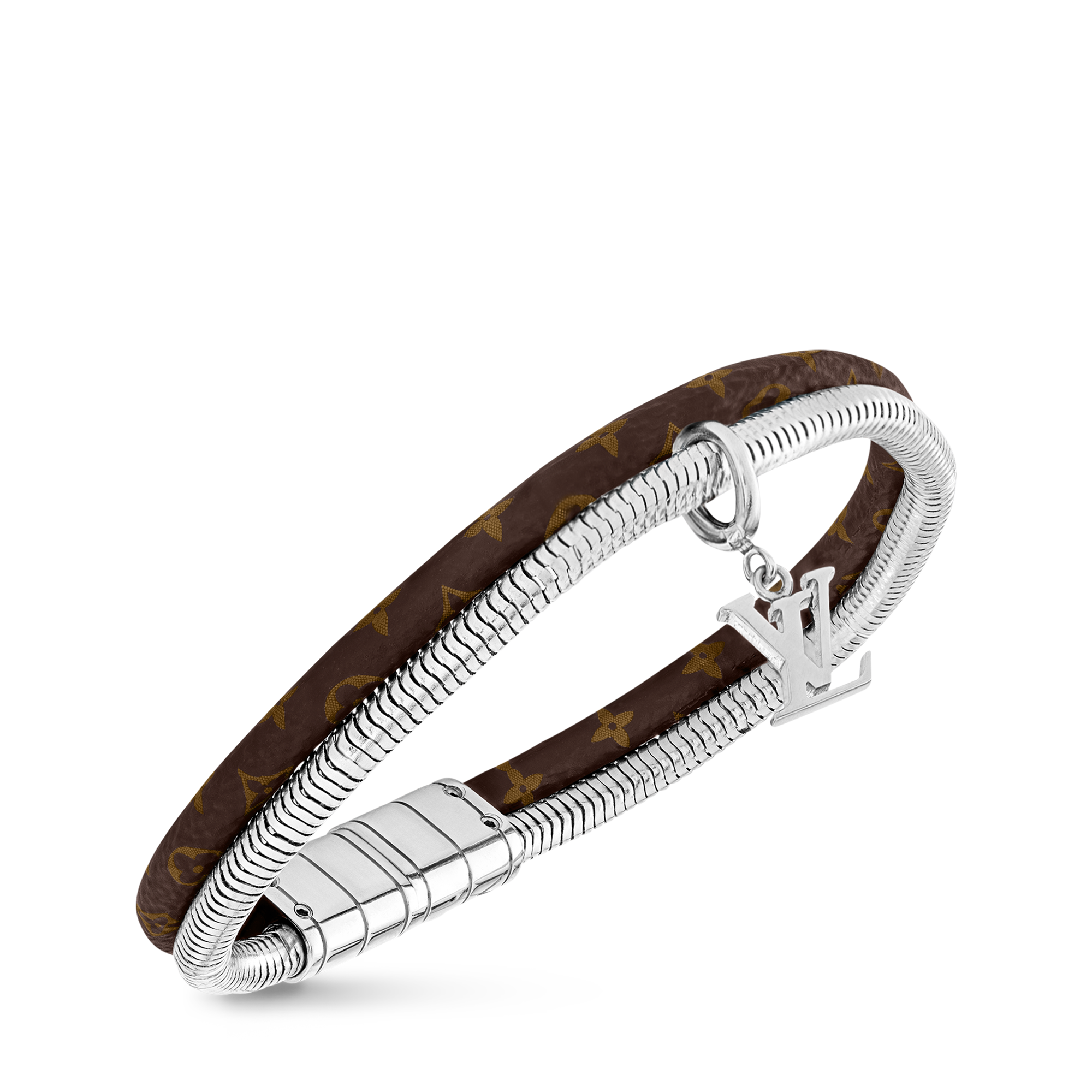 LOUIS VUITTON ブラスレ・モノグラム スワール Monogram Swirl Monogram Swirl Bracelet Monogram Eclipse Canvas - Fashion